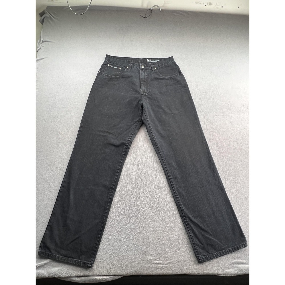 Dr. Denim Demand Jeans Mens 34 Black Straight Leg 100% Cotton Zip Fly Classic